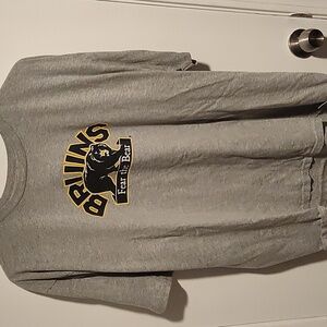 Black dog bruins T-shirt